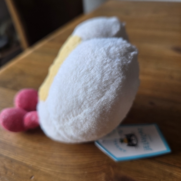 Jellycat Amuseables Heart Boiled Egg 4.7x4.7x2.4" Soft & Plush BNWT Authentic - Picture 5 of 7